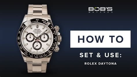 rolex daytona setting instructions.